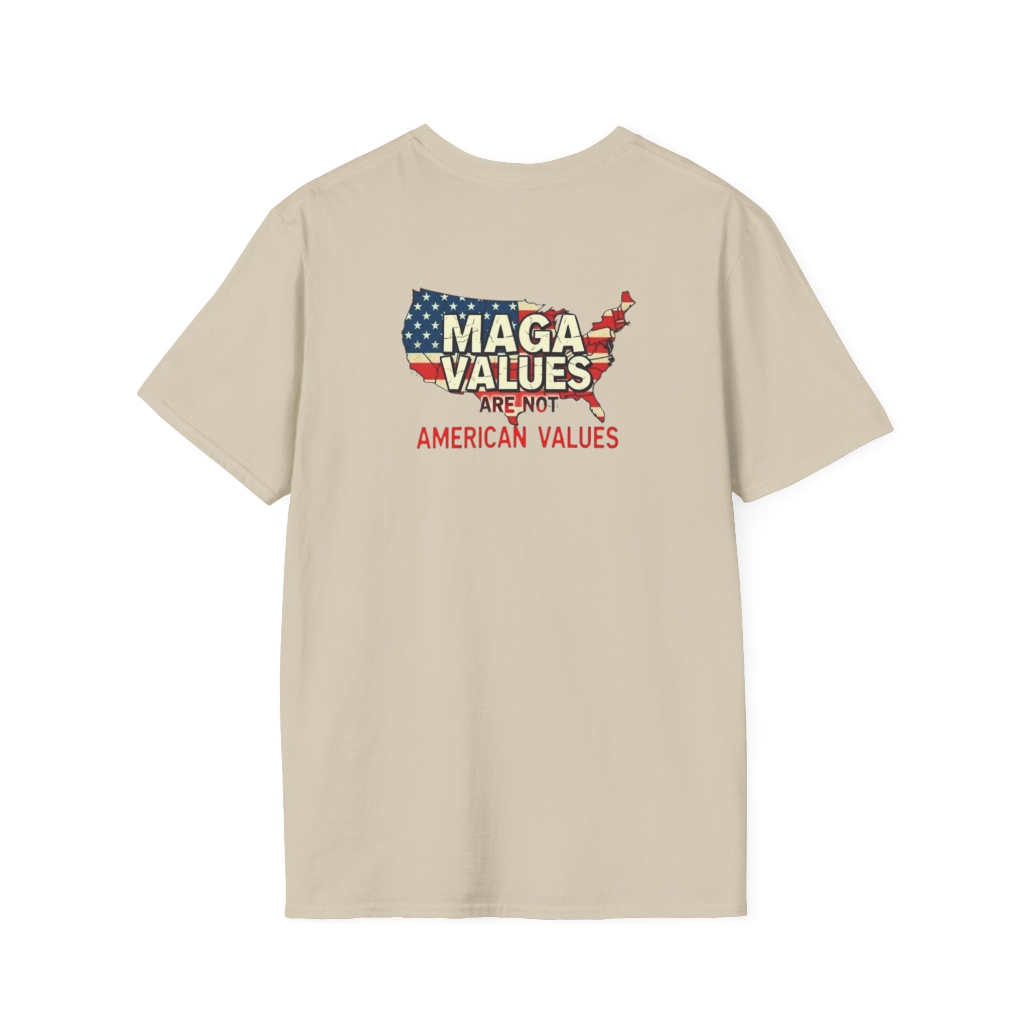Impeach Felon47 Unisex Softstyle T-Shirt - USA Graphic Statement Tee