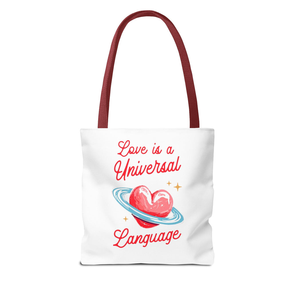 Love is a Universal Language Design - Tote Bag