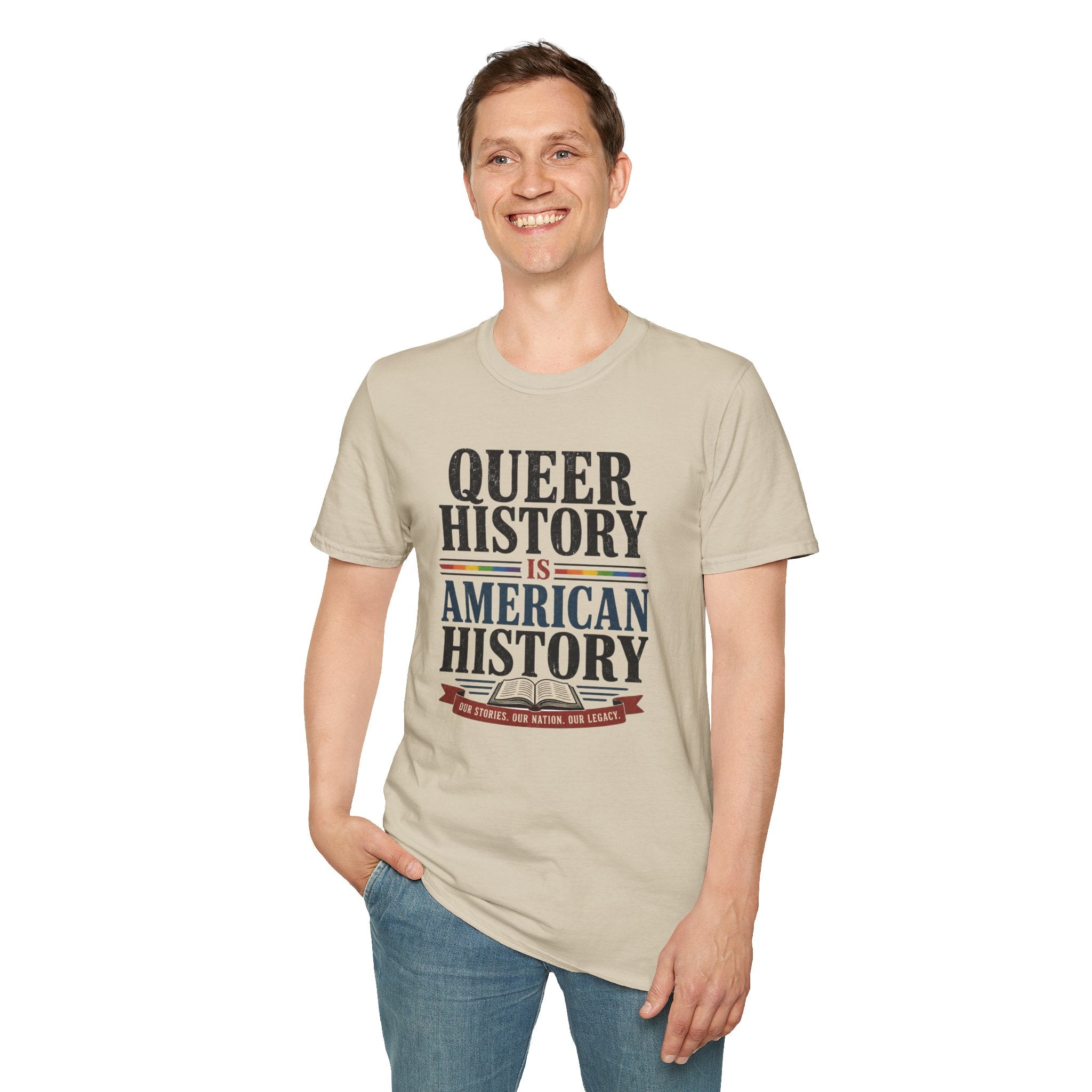 Queer History Is American — Graphic T-Shirt