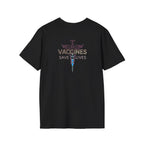 Unisex Softstyle T-Shirt - "Get Poked - Vaccines Save Lives" Statement Tee