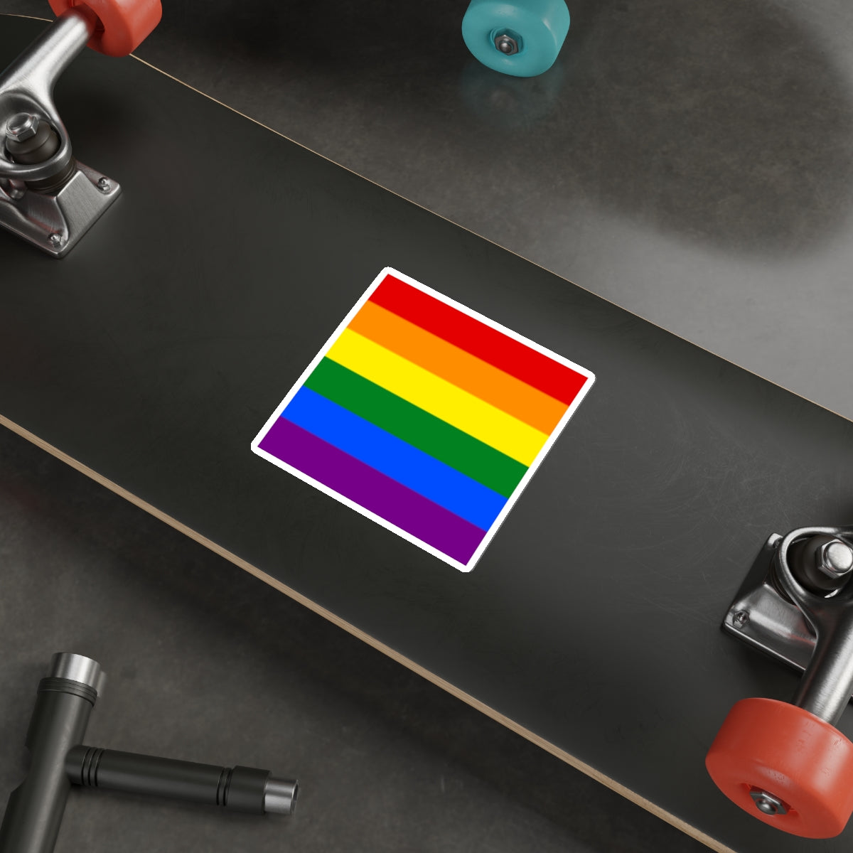 Die-Cut Stickers - Rainbow Flag