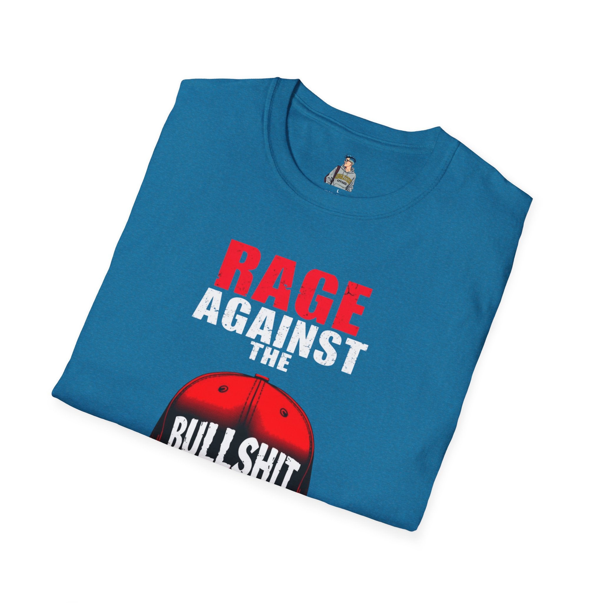 Unisex Softstyle T-Shirt - "Rage Against the BS" Graphic Tee