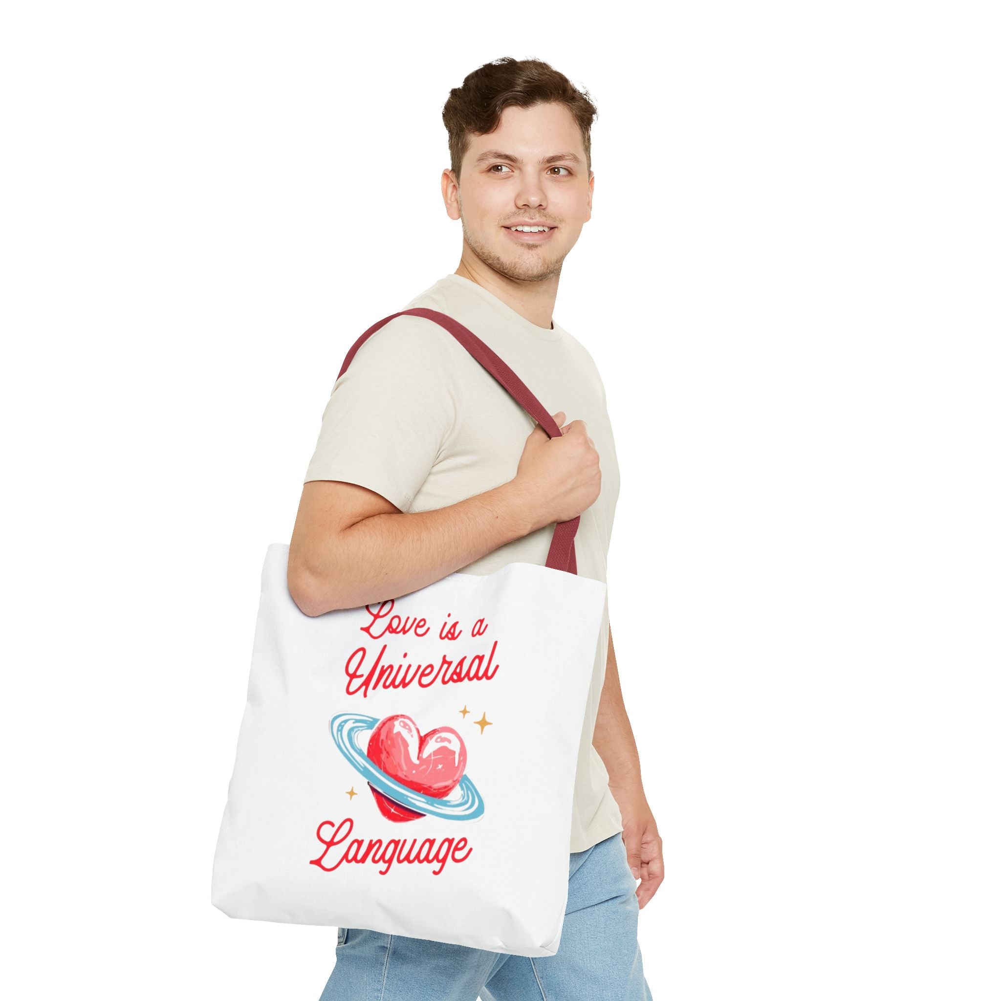 Love is a Universal Language Design - Tote Bag