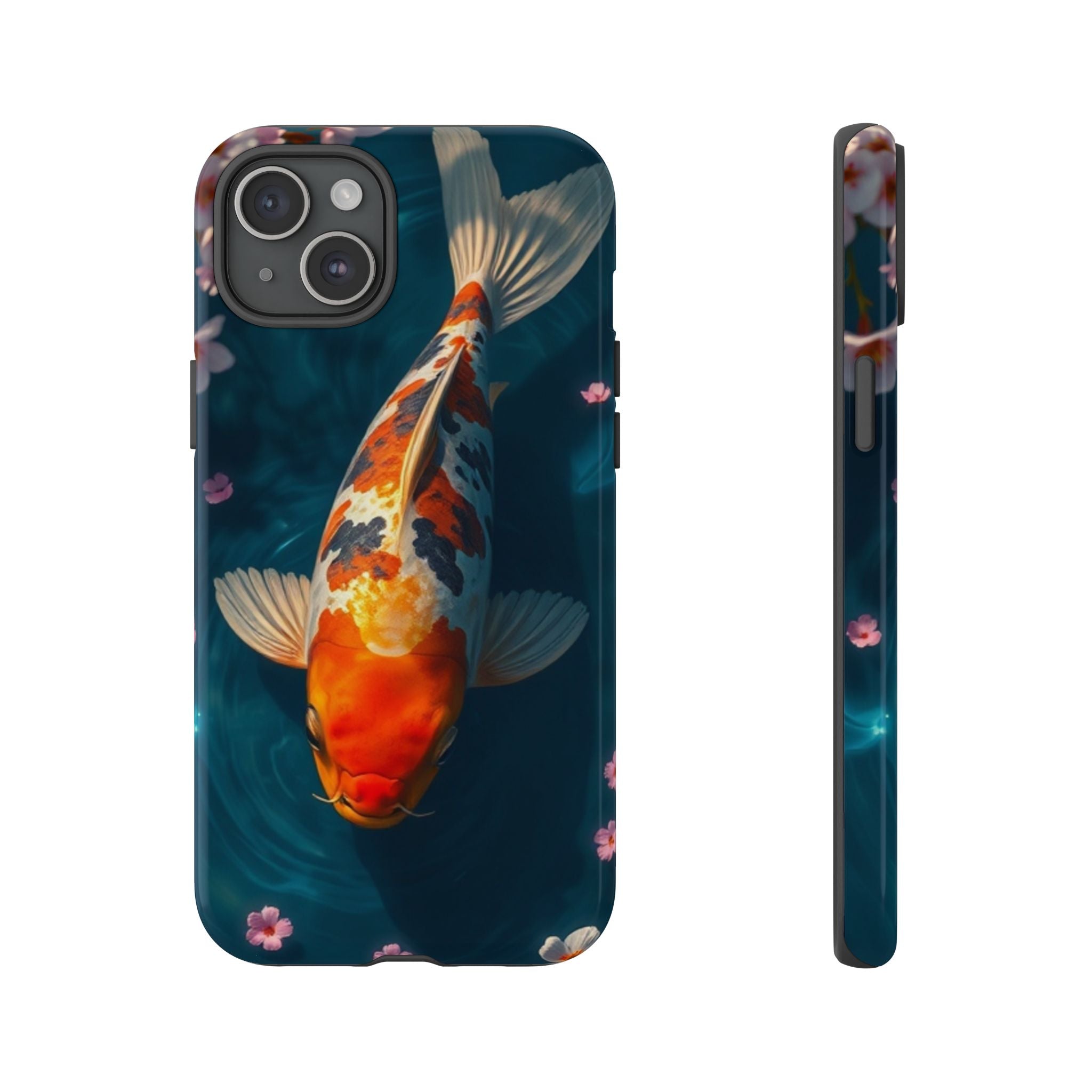 Peaceful Koi Cherry Blossom Tough Cases For Android & iPhone