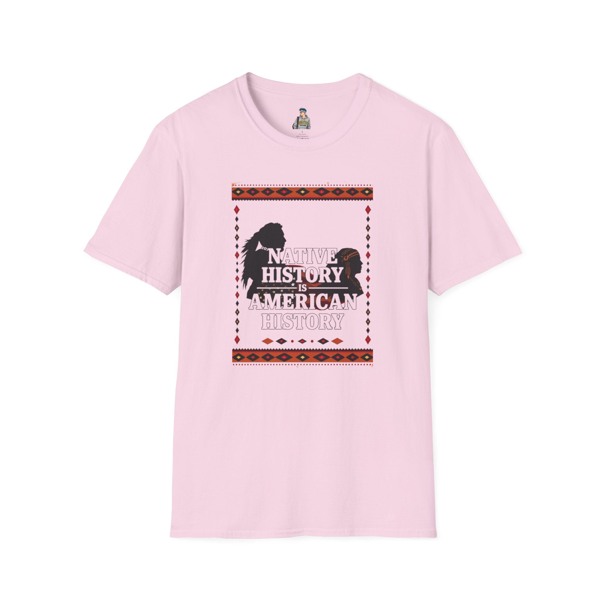 Native History is American History Unisex Softstyle T-Shirt | Cultural Awareness Tee