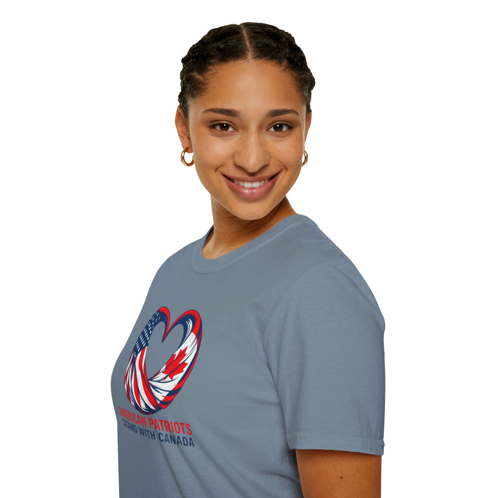 American Patriots Stand with Canada T-shirt