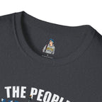 Patriotic Unisex Softstyle T-Shirt - "The People United Will Not Be Defeated"