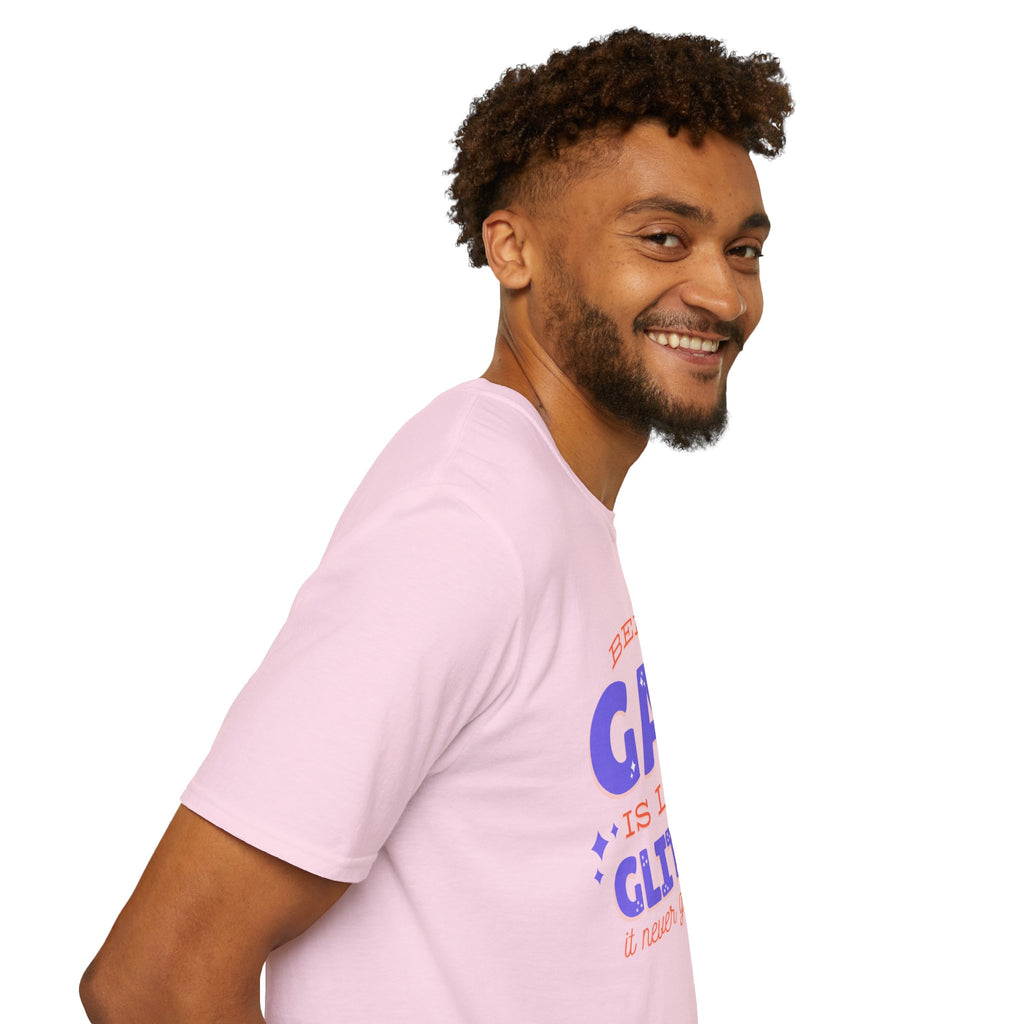 Being Gay Is Like Glitter Pride Tree Las Vegas T-Shirt