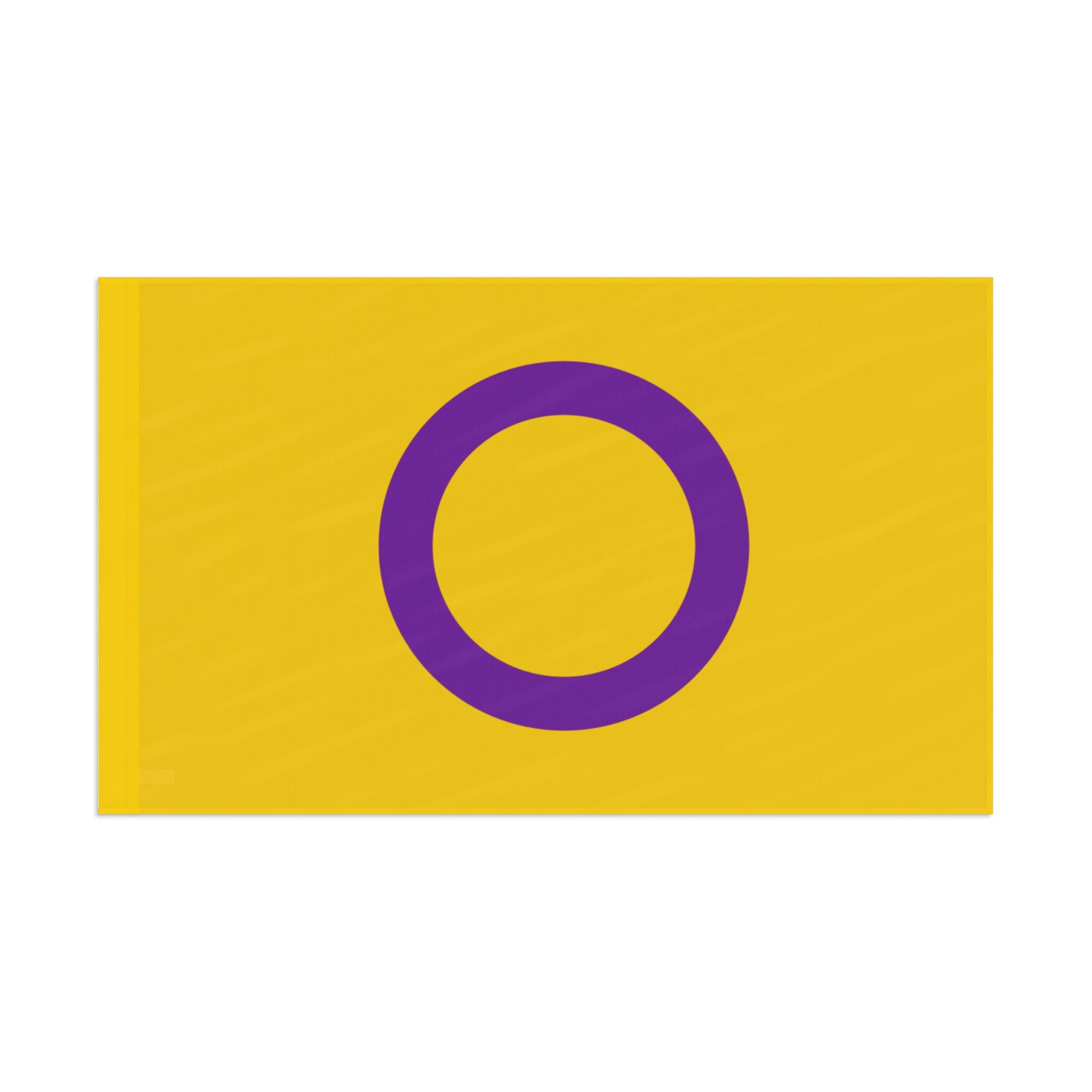 Intersex Pride Flag - Aesthetic LGBTQ+ Banner for Celebration & Home Decor