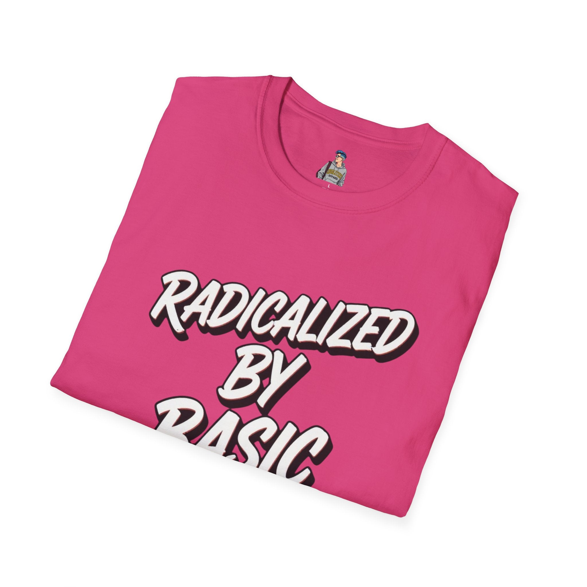 Radicalized by Basic Decency T-Shirt | Social Justice Slogan Shirt