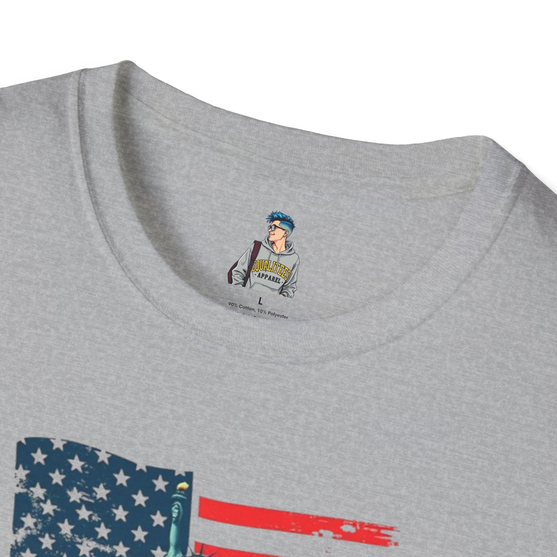 Unisex Softstyle T-Shirt - "Immigrants Make America Great" - Celebrate Diversity & Freedom