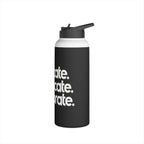 Teaching While Queer Stainless Steel Water Bottle - Perfect for Educators and Allies