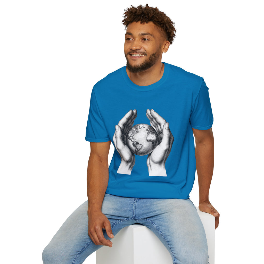 Earth in Your Hands T-Shirt — Protect the Planet Graphic Tee