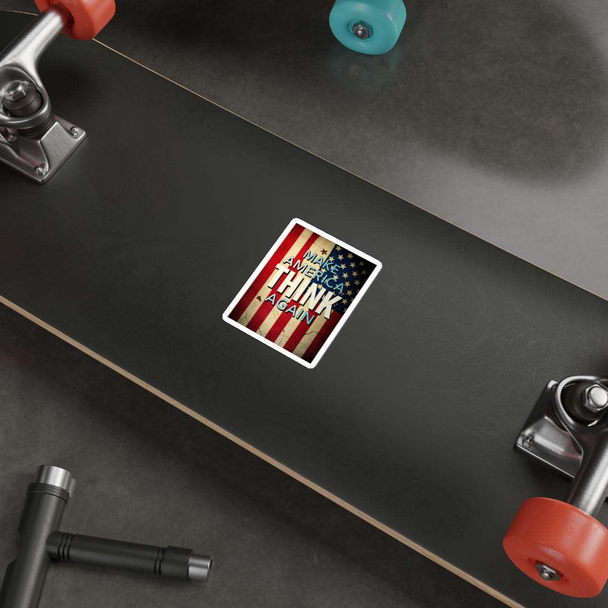 Die-Cut Stickers - Make America Think Again
