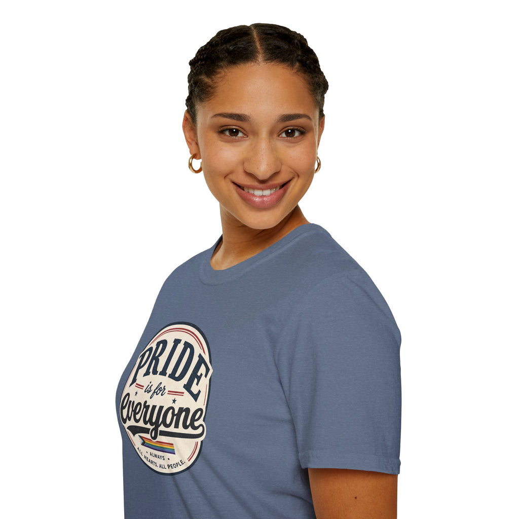 Pride Is for Everyone T-Shirt — Inclusive Retro Pride Tee