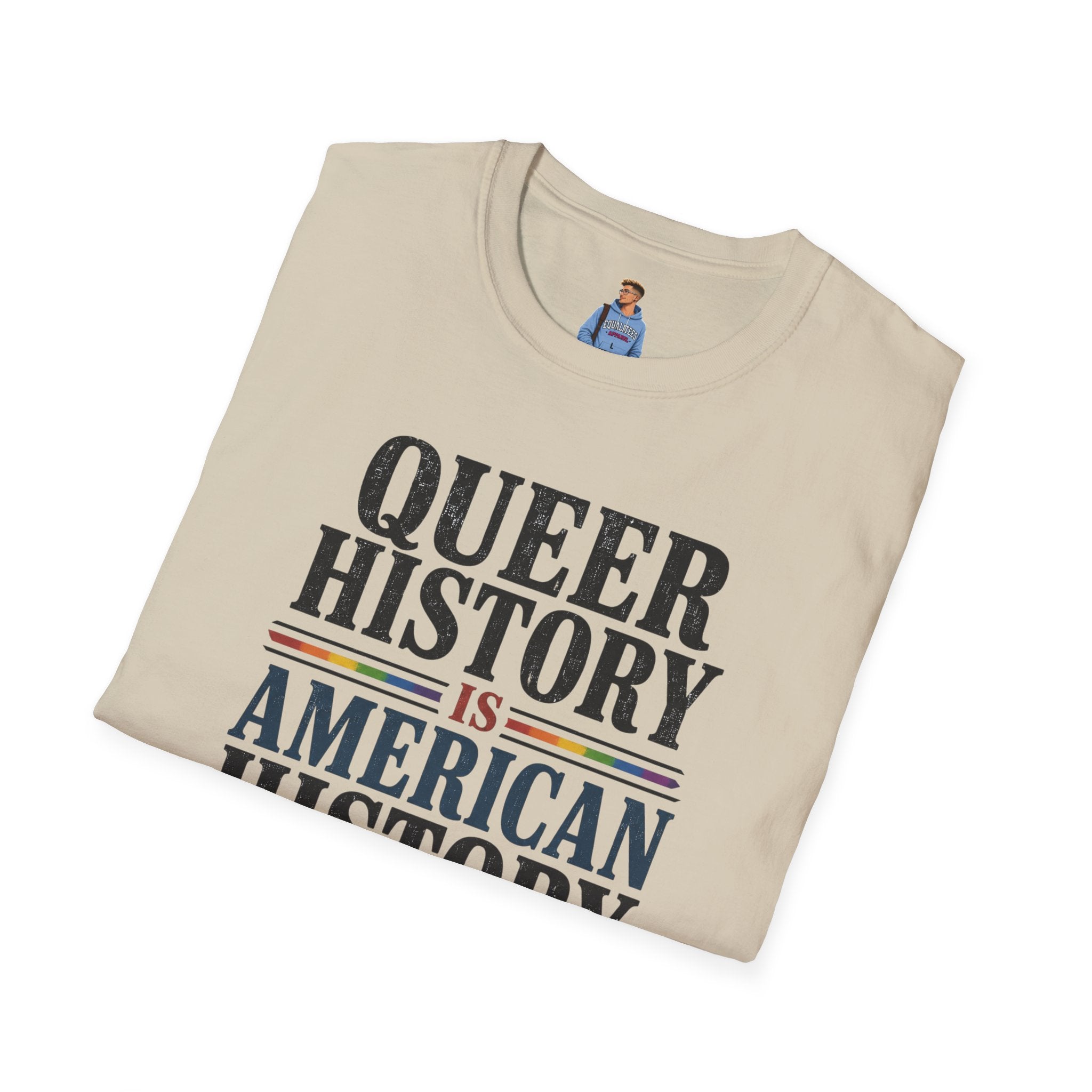 Queer History Is American — Graphic T-Shirt
