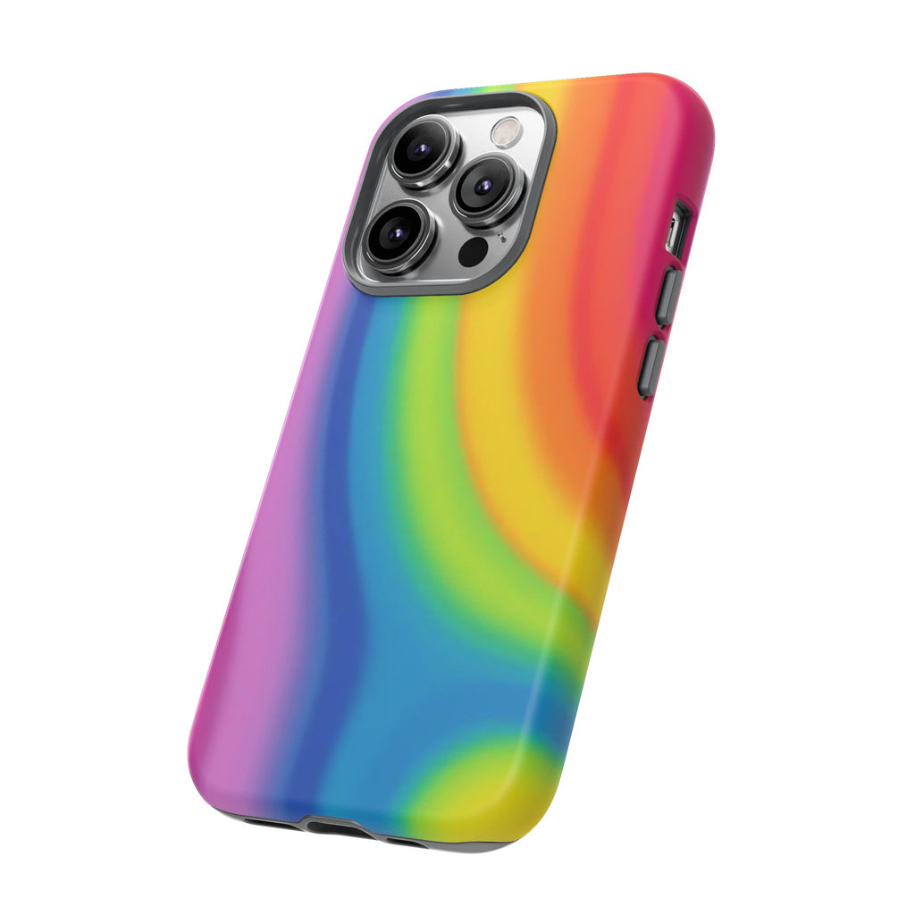 Rainbow Swirl Tough Phone Case for iPhone