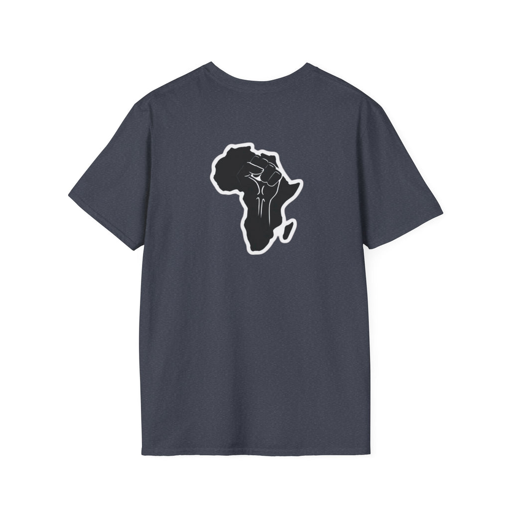 Unity and Heritage Unisex Softstyle T-Shirt with Pan-African Heart
