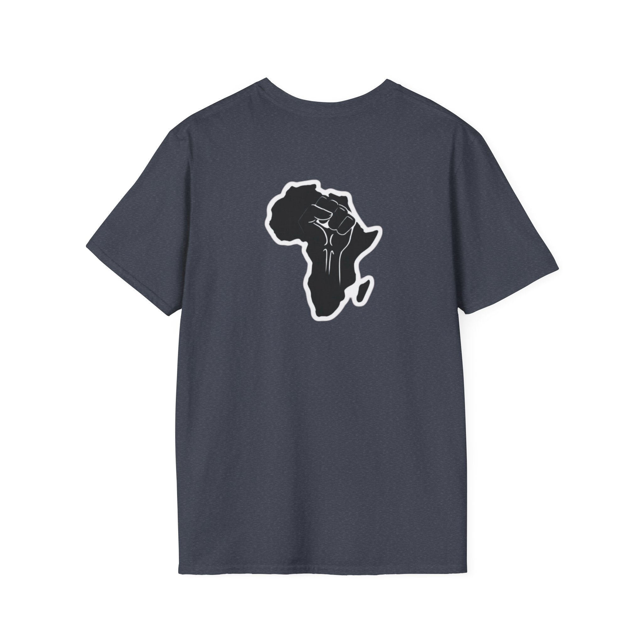 Unity and Heritage Unisex Softstyle T-Shirt with Pan-African Heart