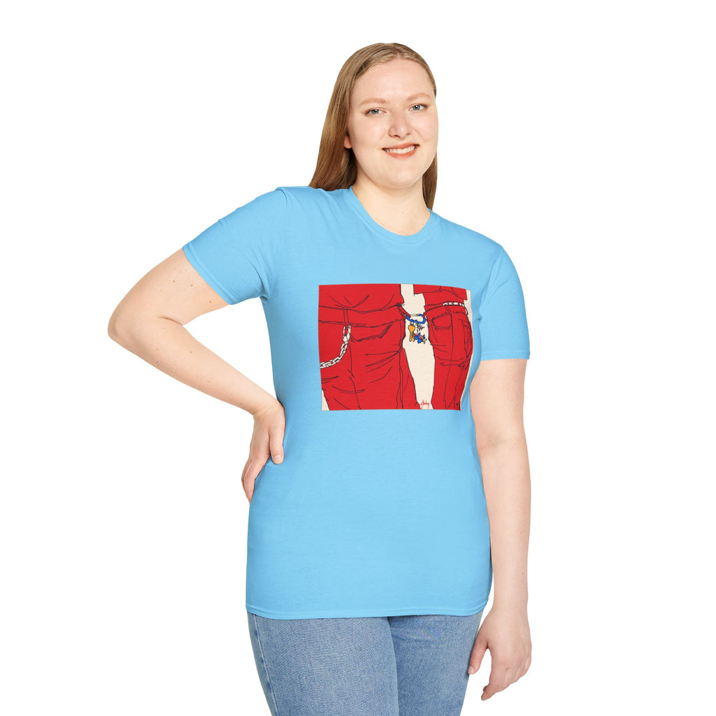 Red Jeans by Audrey Pride Tree Las Vegas T-Shirt