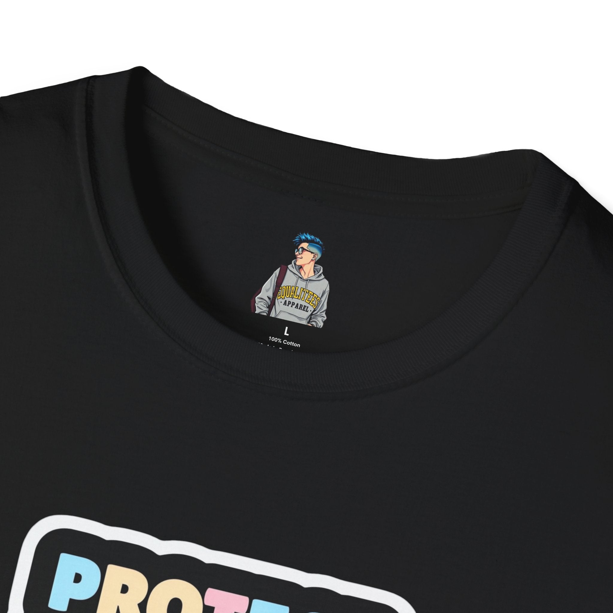"Protect Trans Kids" Unisex Softstyle T-Shirt - Empowerment & Pride Apparel
