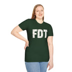 FDT Political Protest Distressed Graphic T-Shirt