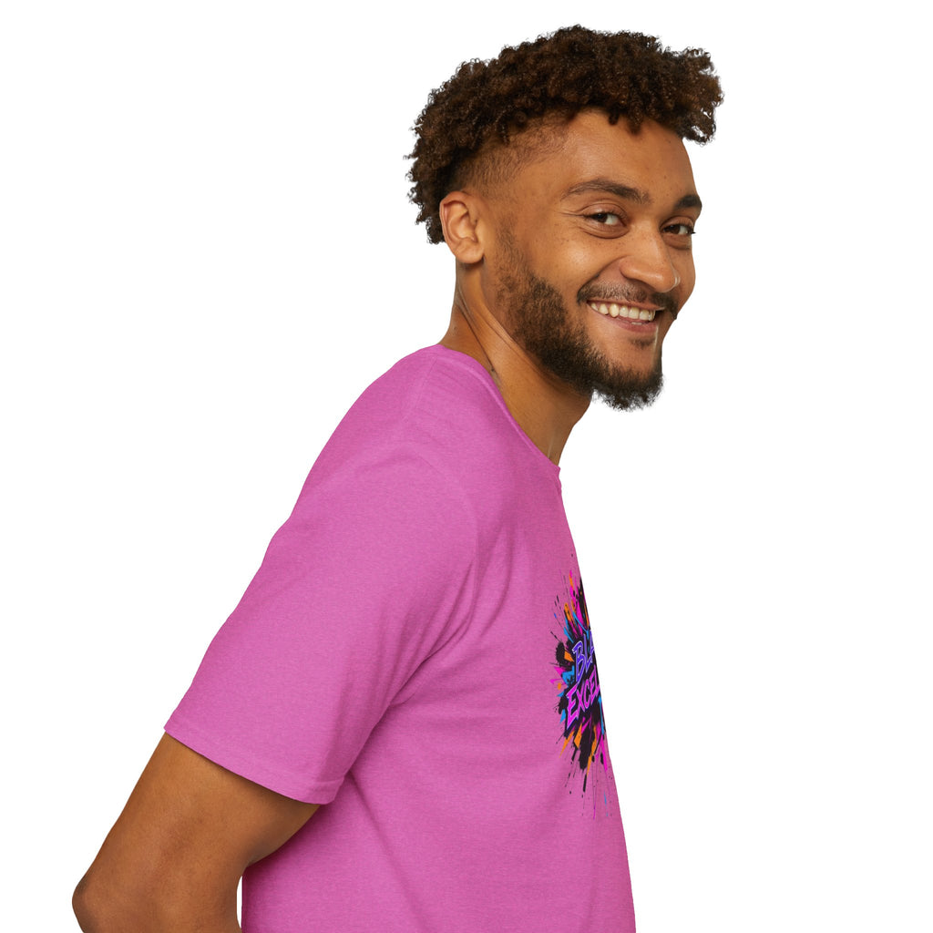 Unisex Softstyle T-Shirt - Black Excellence Graphic Tee