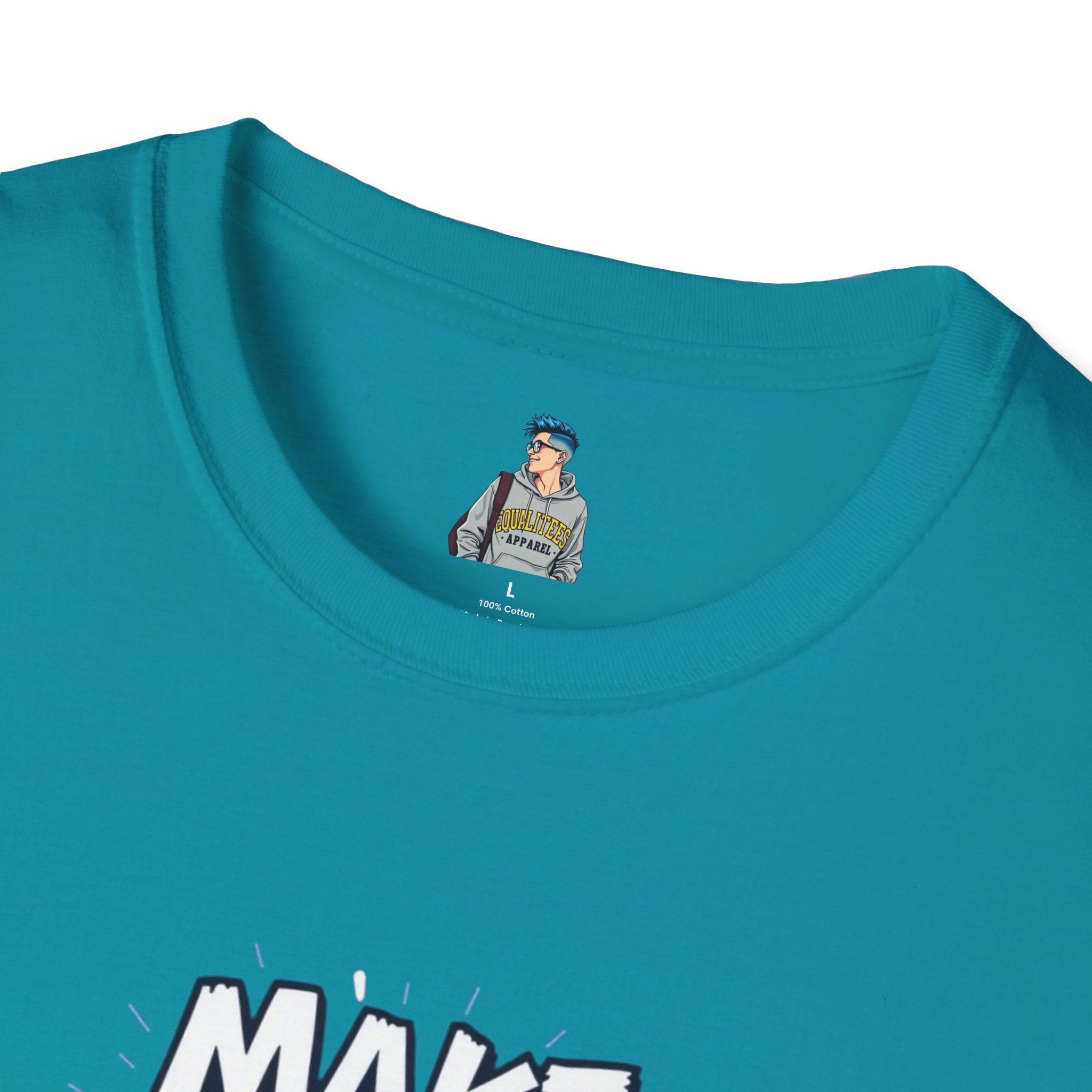 Make Good Trouble Trans Colors Graphic Unisex T-Shirt - Bold Statement Tee for Activists & Dreamers