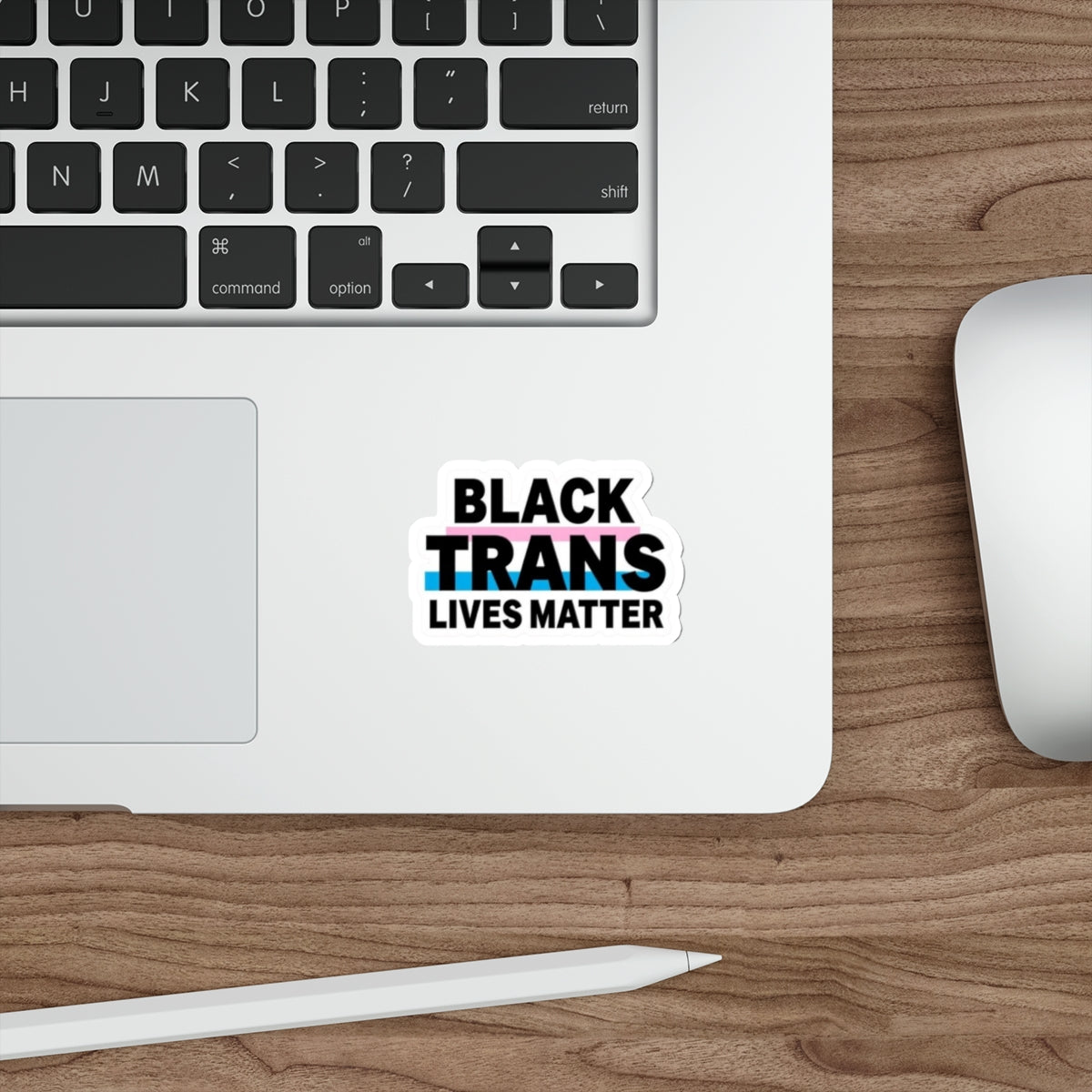 Die-Cut Stickers - BLACK TRANS LIVES MATTER