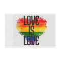 Love is Love Pride Flag - Aesthetic LGBTQ+ Banner for Celebration & Home Decor
