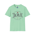 Love Is Never Wrong T-Shirt — LGBTQ+ Pride Heart Tee