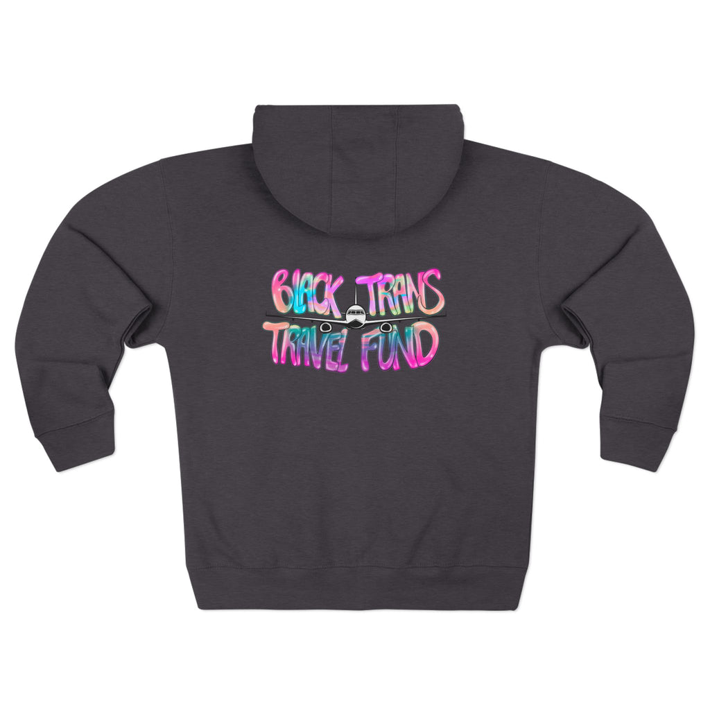 BTTF - Black Trans Travel Fund Unisex Zip-Up Hoodie