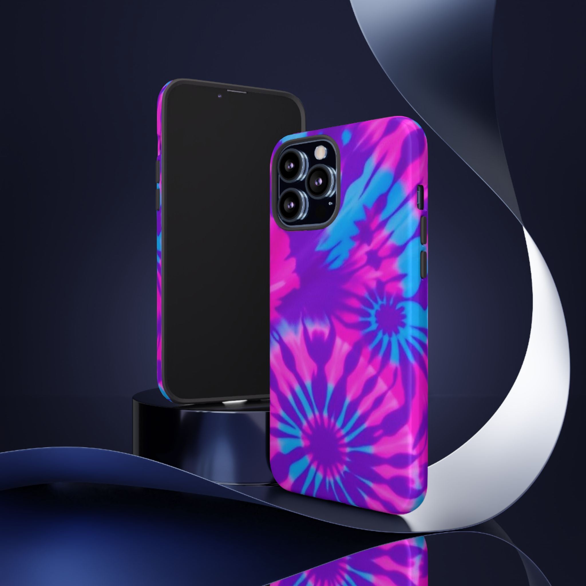 Tie-Dye Floral Phone Case for iPhone