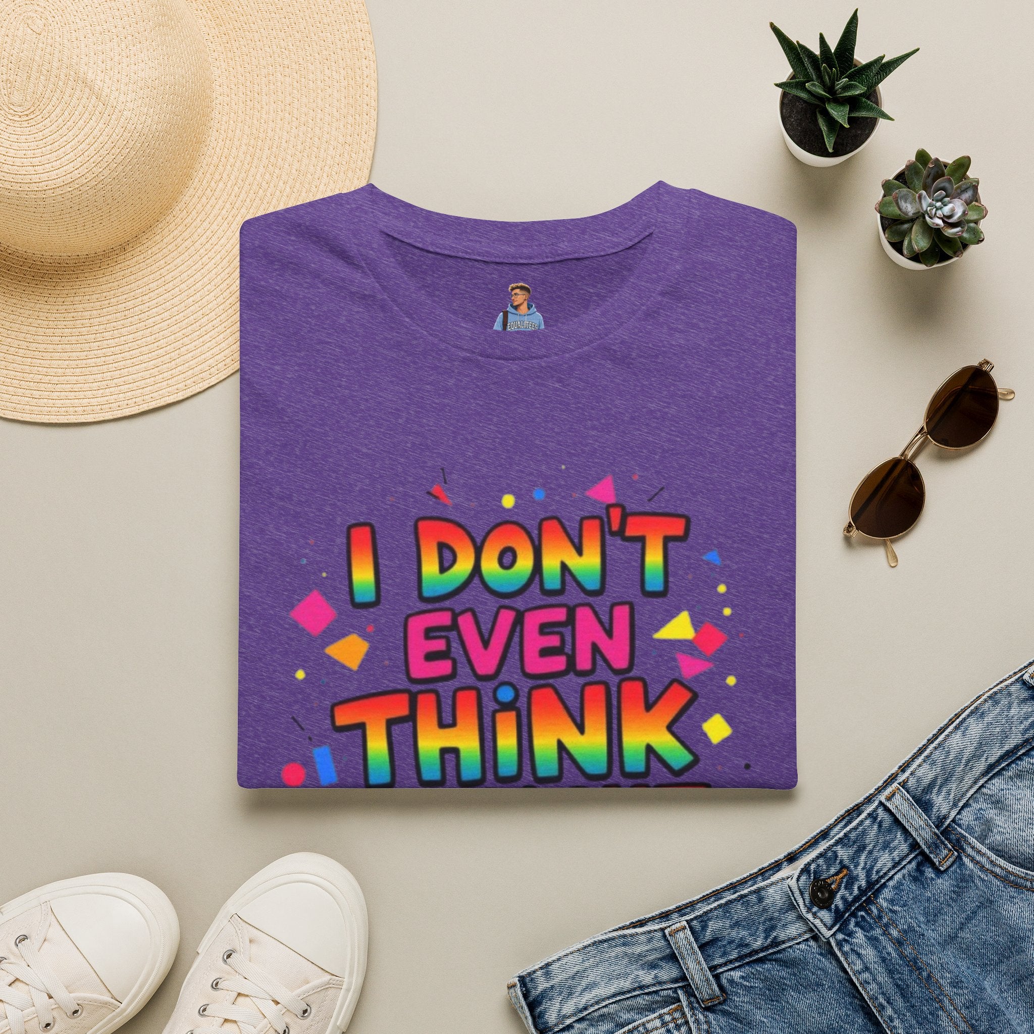 I Don't Even Think Straight Pride Tee