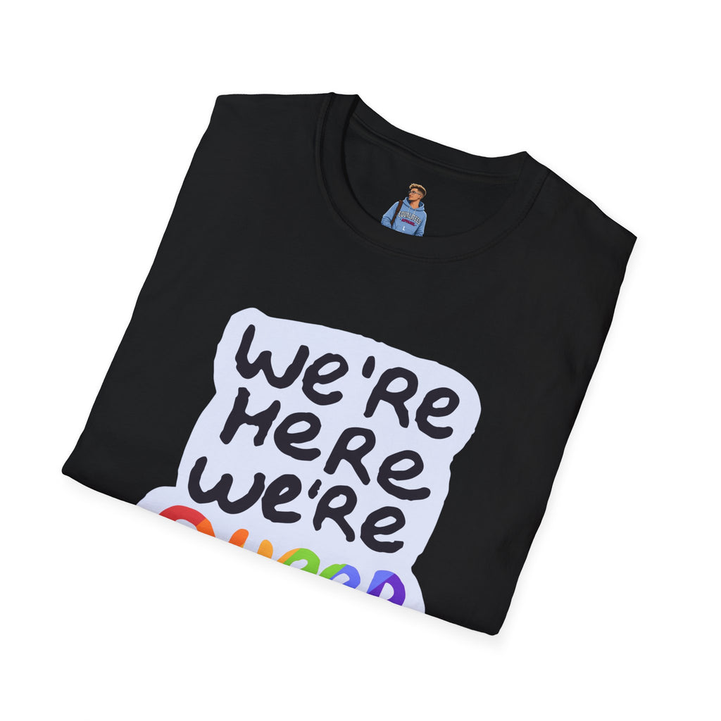 We’re Here We’re Queer Pride Tree Las Vegas T-Shirt