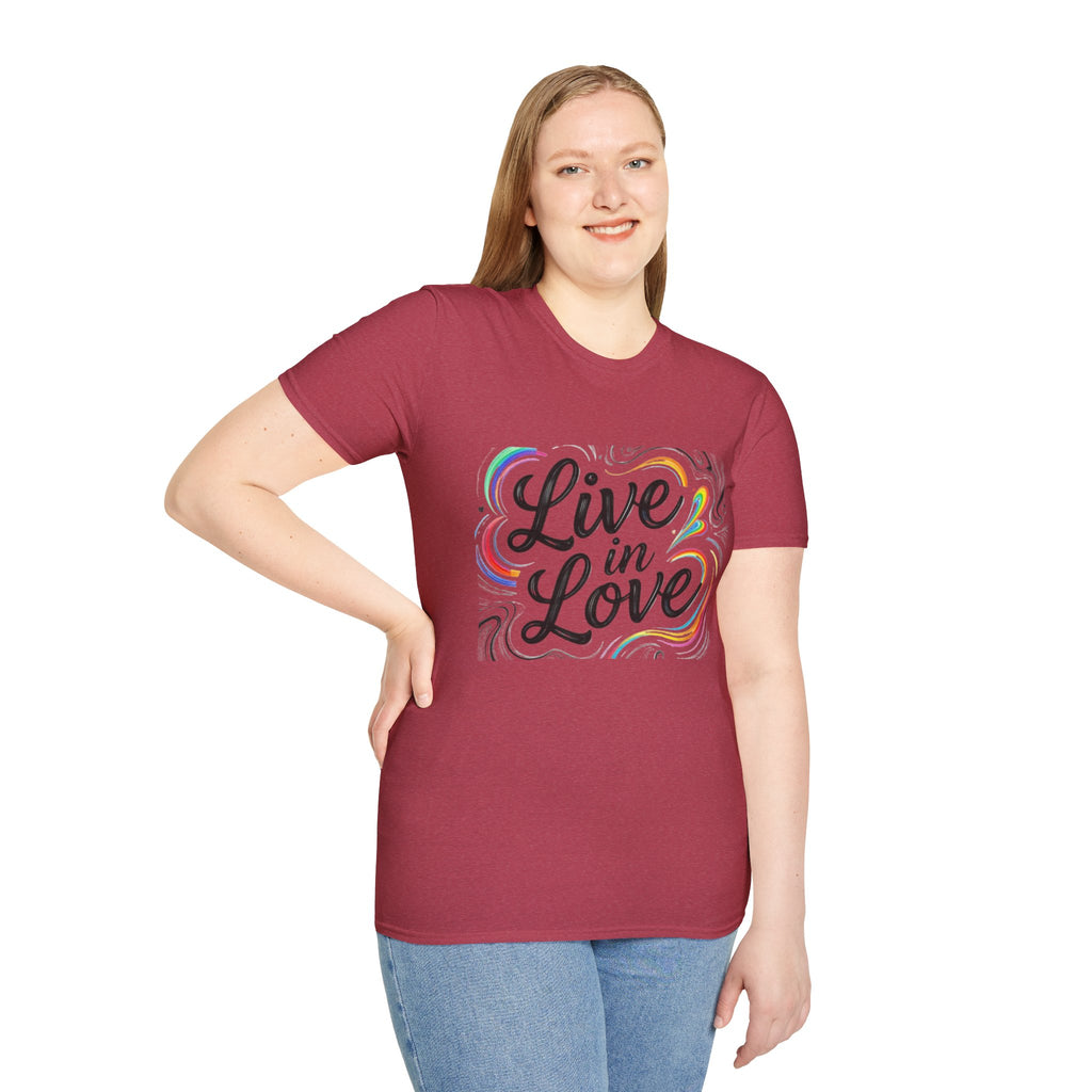 Live in Love Inspirational T-Shirt