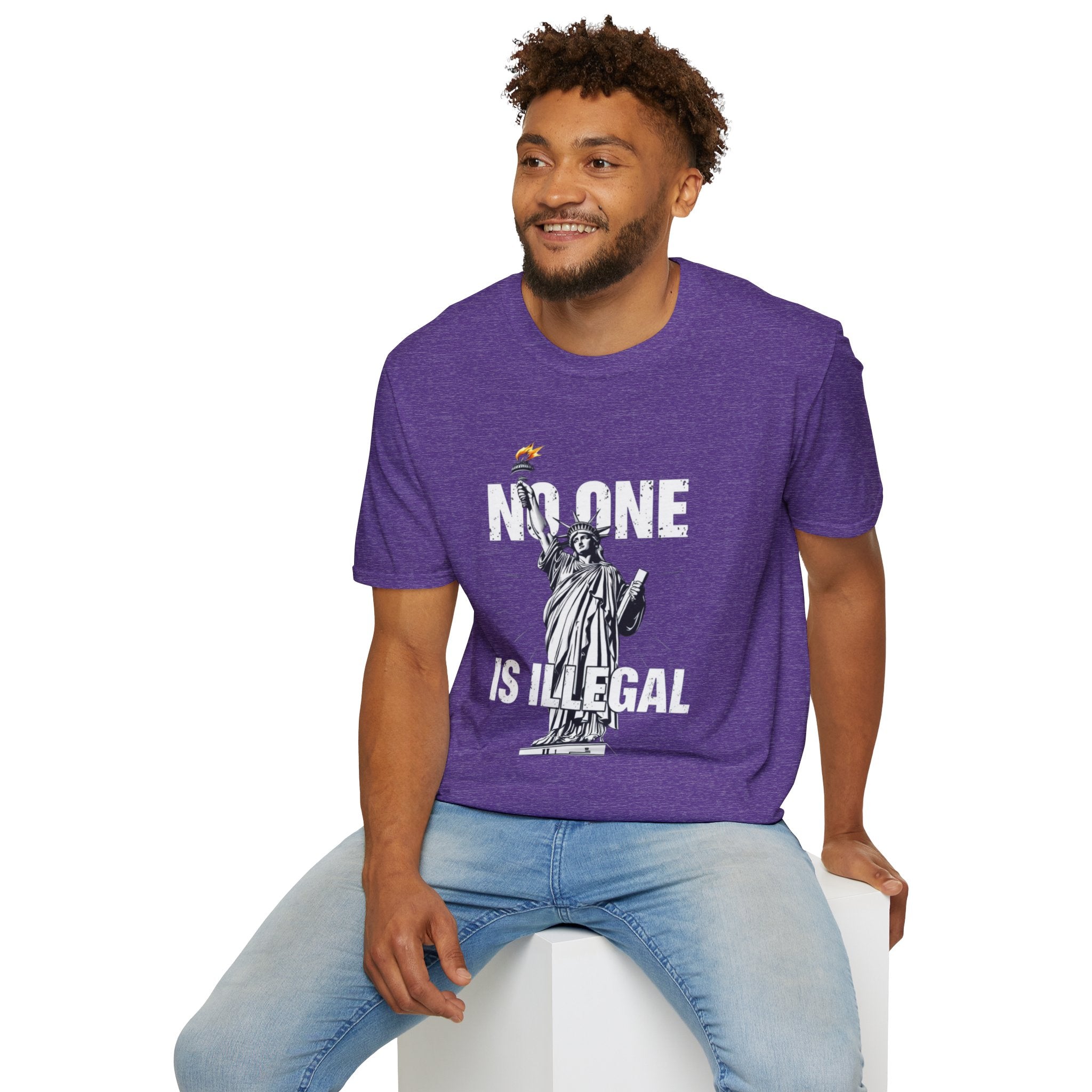 No One Is Illegal Graphic T-shirt