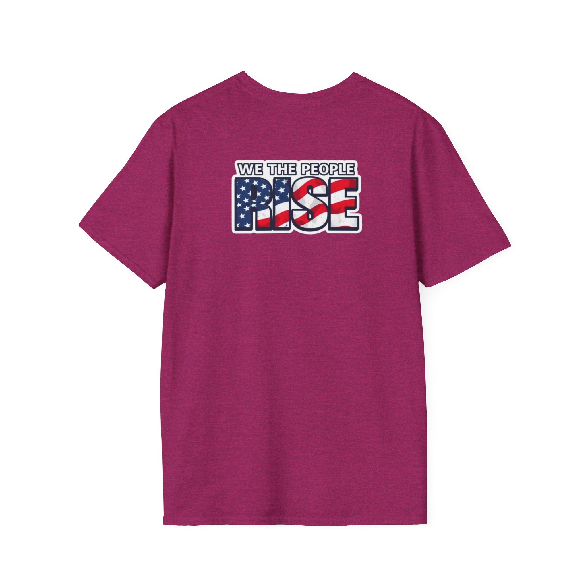 Patriotic Unisex T-Shirt - 50501 We The People Rise - American Flag Design