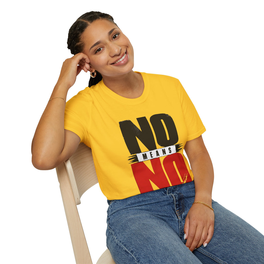NO Means NO T-Shirt — Consent Awareness Graphic Tee