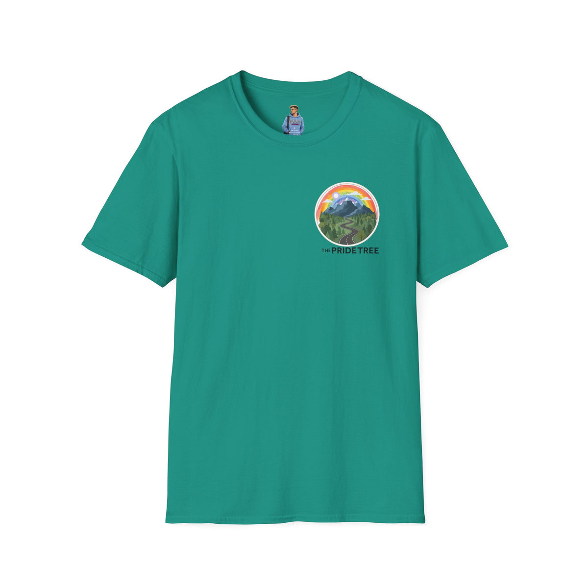 Pride Tree Las Vegas Mountain Graphic T-Shirt
