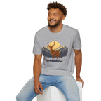 Mountain Sunset Deer Unisex Softstyle T-Shirt