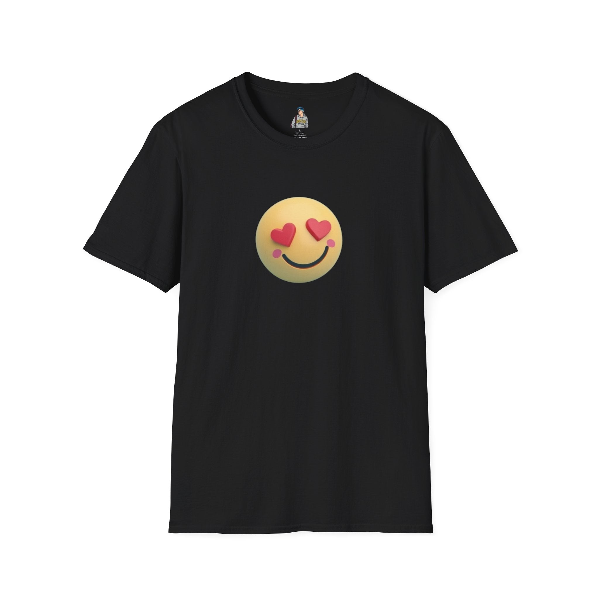 Heart Eyes Emoji - Unisex Softstyle T-Shirt