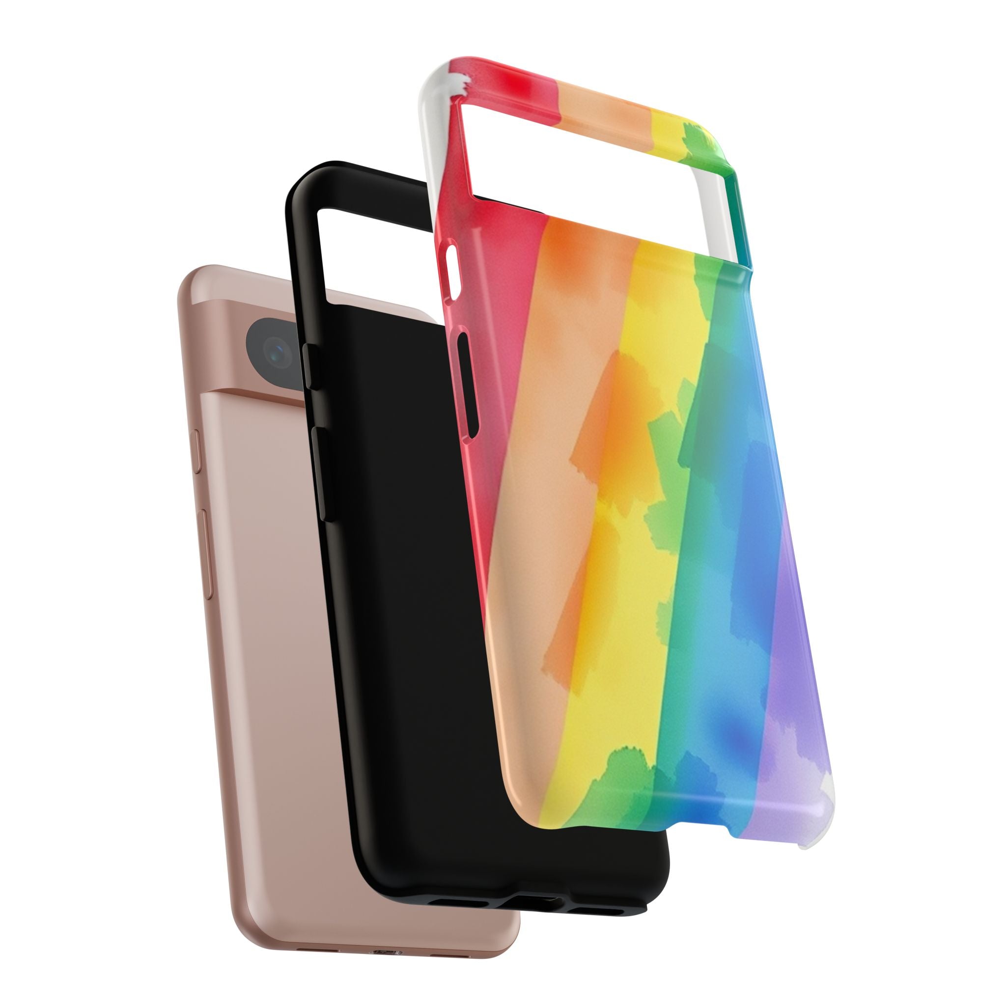 Rainbow Watercolor Art Tough Cases For Android & iPhone