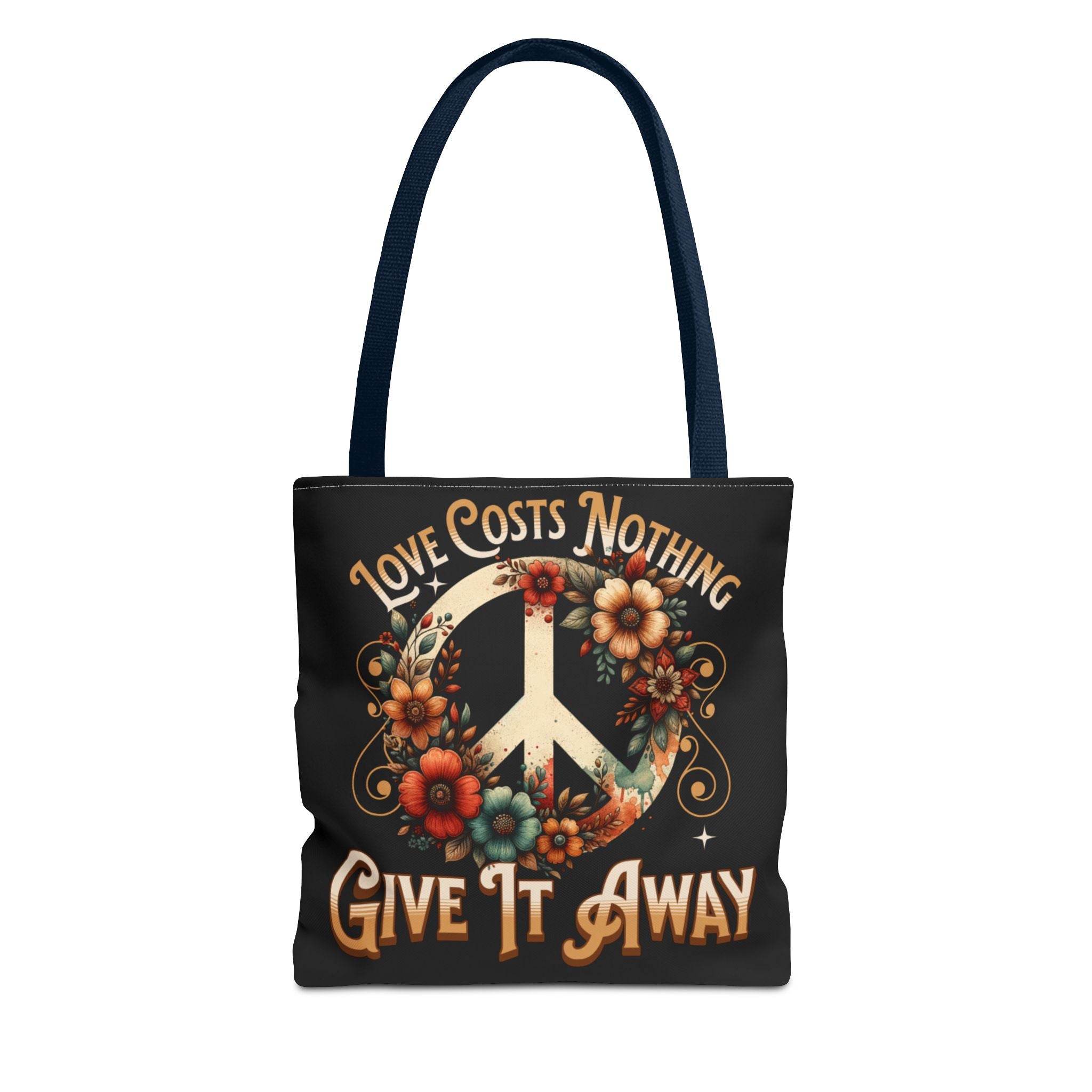 Love Costs Nothing, Give It Away Flag Tote Bag