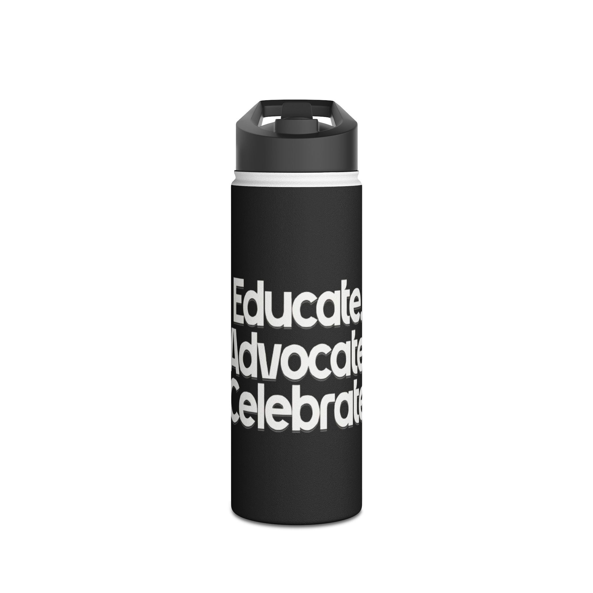 Teaching While Queer Stainless Steel Water Bottle - Perfect for Educators and Allies