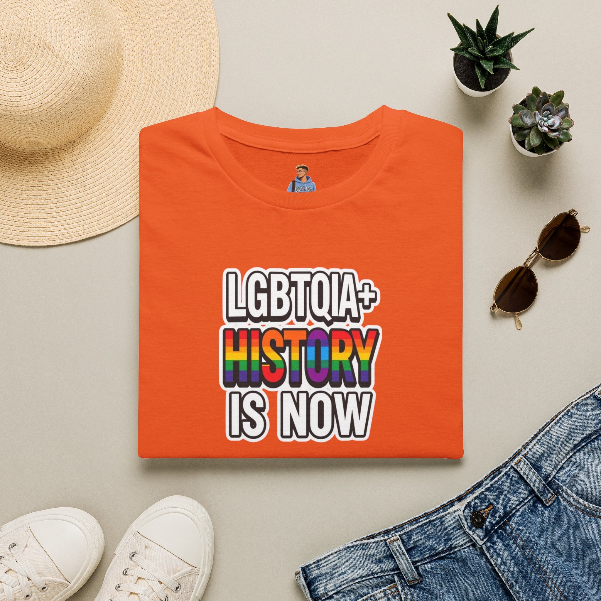 LGBTQIA+ History Is Now T-shirt