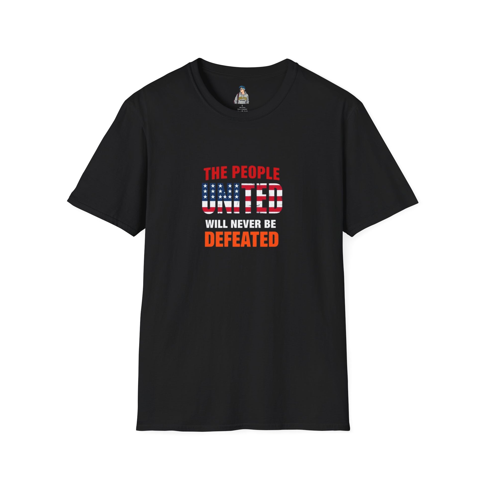 Unisex Softstyle T-Shirt - 'The People United' & 'MAGA Values Are NOT American Values' Graphic Tee