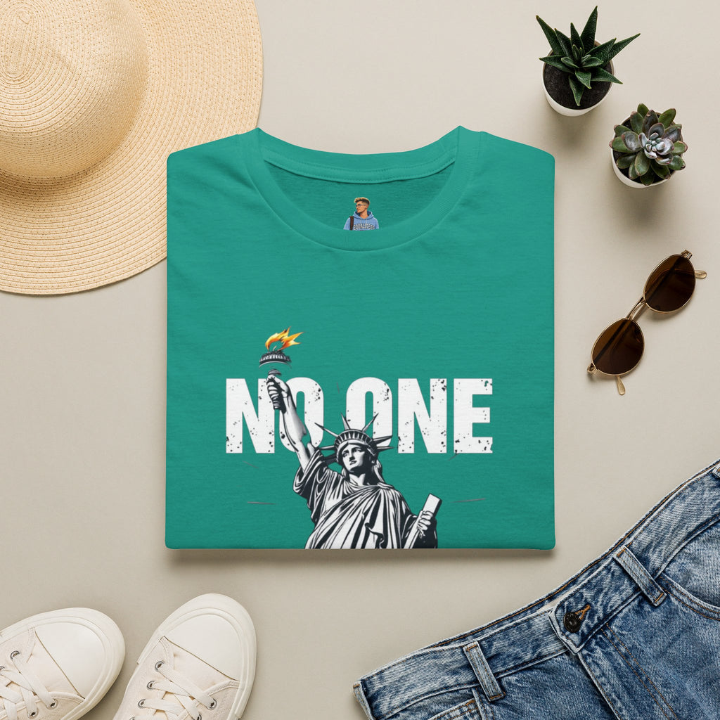 No One Is Illegal Graphic T-shirt