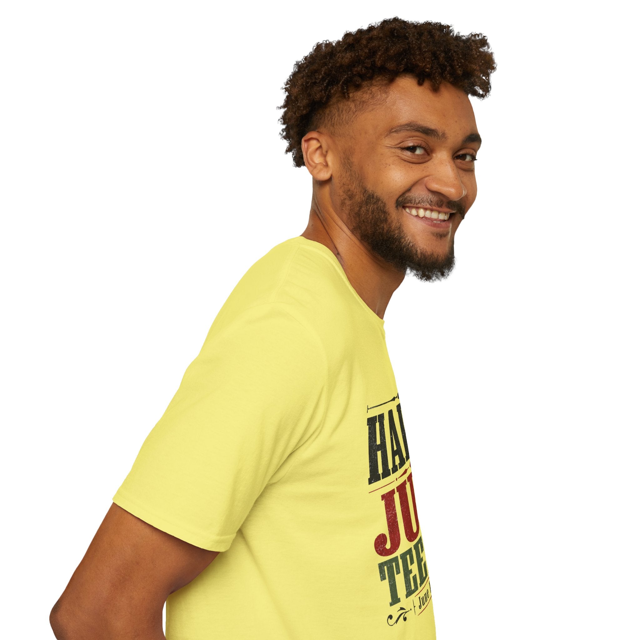 Juneteenth T-Shirt — "Happy Juneteenth" Celebration Tee