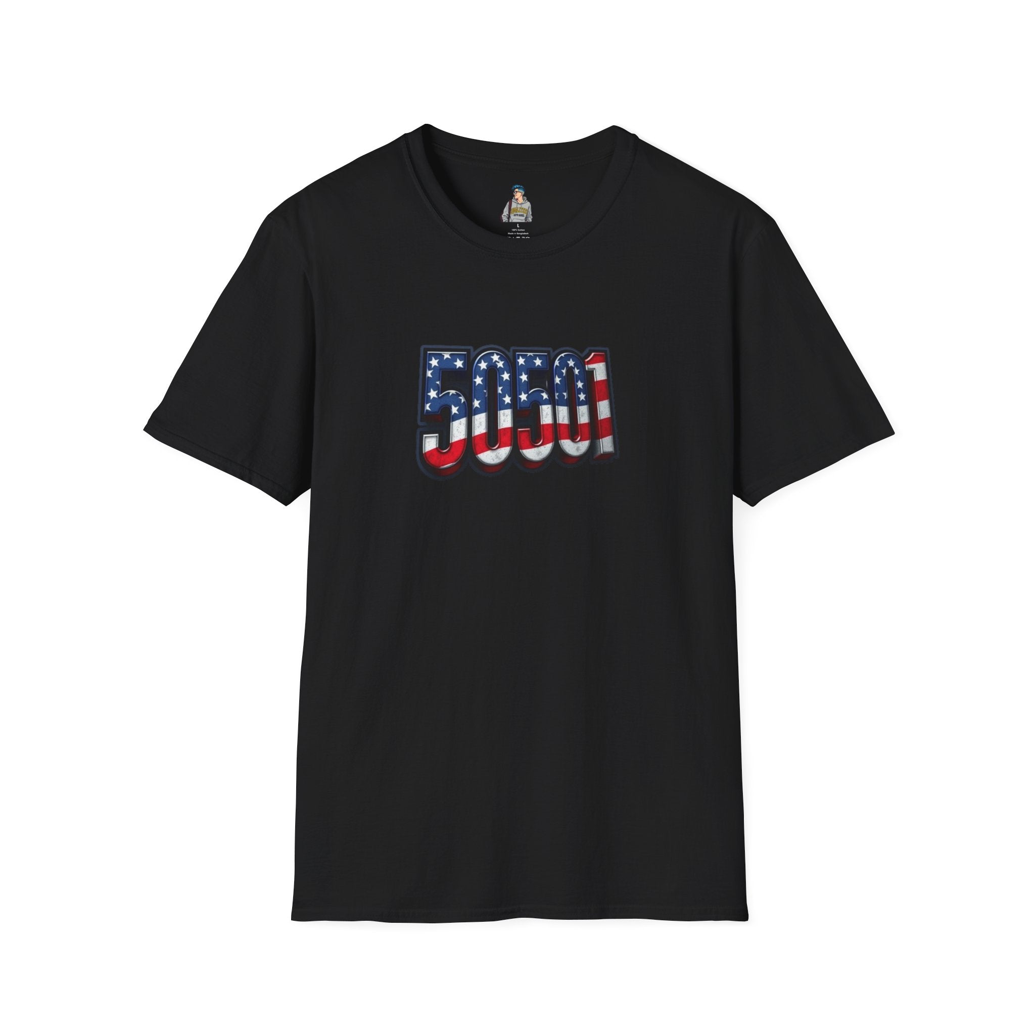 Patriotic Unisex T-Shirt - 50501 We The People Rise - American Flag Design